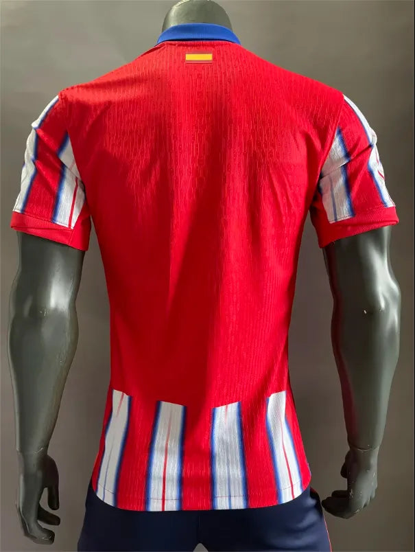 24/25 Atletico Madrid Home Long Sleeve Player 1:1 Quality Soccer Jersey