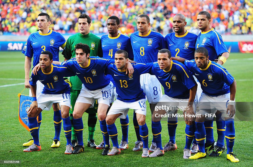 2010 Brazil Away Fans Retro 1:1 Quality Soccer Jersey