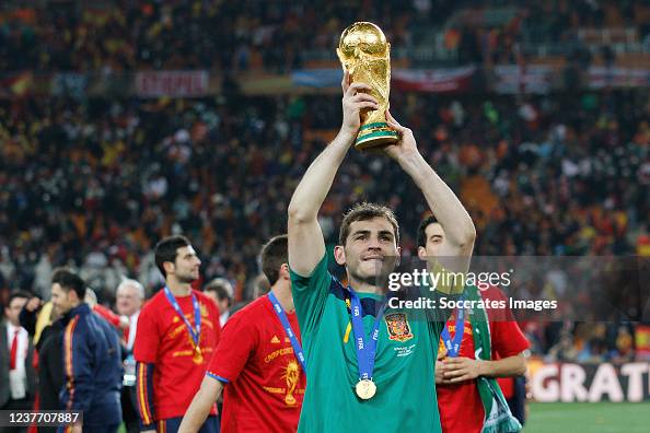 2010 Spain Goalkeeper 1:1 Quality Retro Soccer Jersey