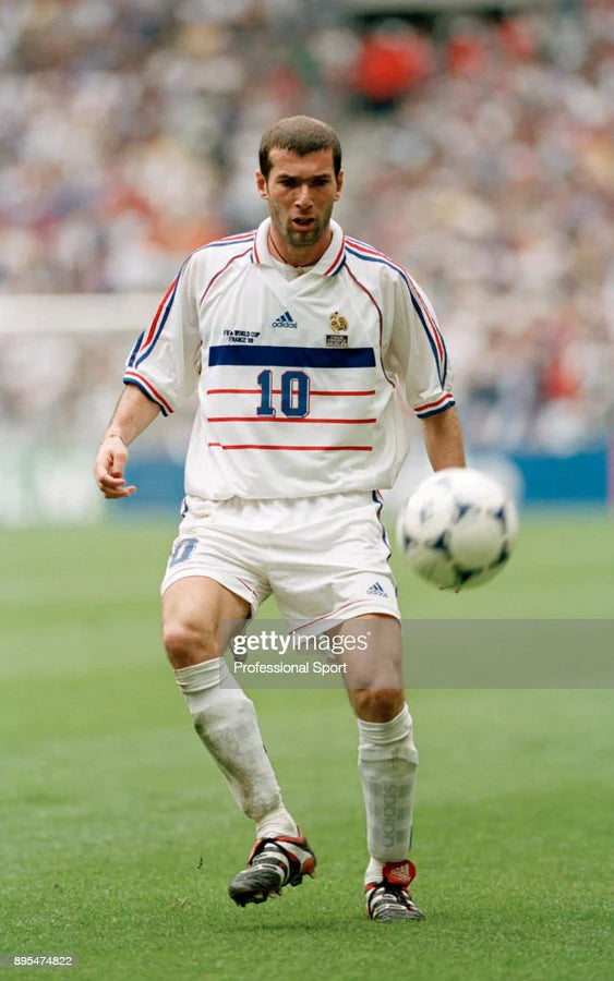 1998 France Away 1:1 Quality Retro Soccer Jersey
