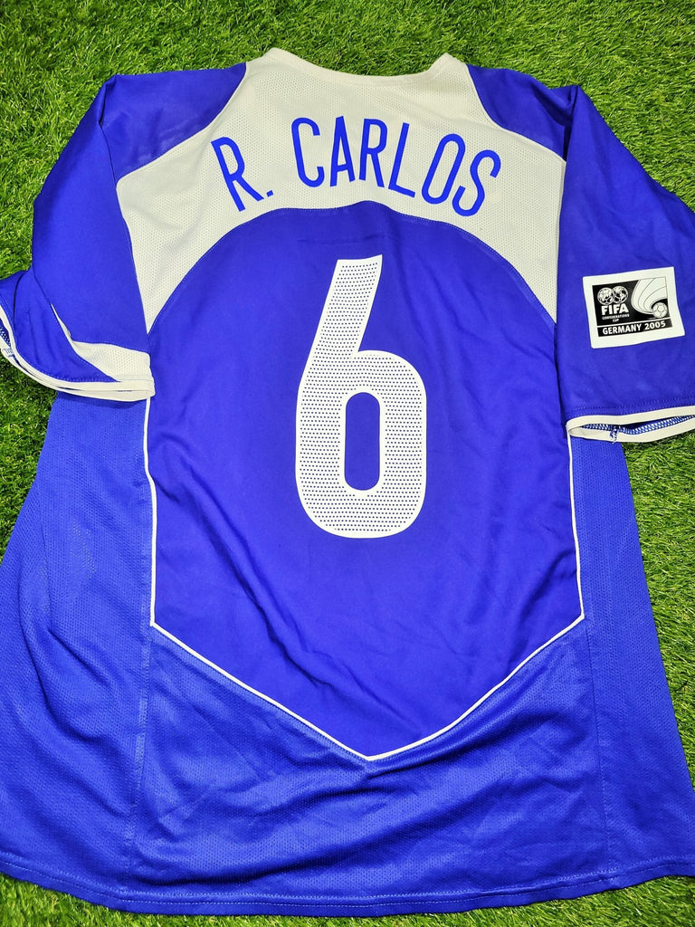2004-2005 Brazil Away Retro Soccer Jersey