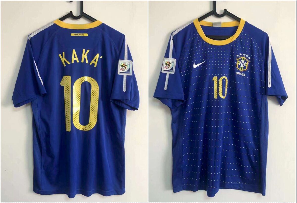 2010 Brazil Away Fans Retro 1:1 Quality Soccer Jersey