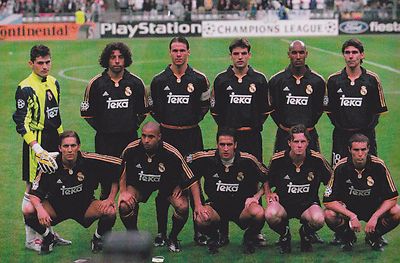 1998-2000 Real Madrid Away Long Sleeve 1:1 Quality Retro Soccer Jersey