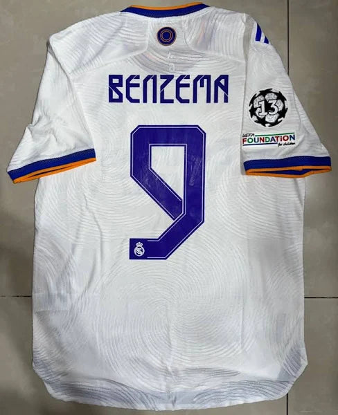 2021/2022 Real Madrid Home Player Retro 1:1 Quality Soccer Jersey