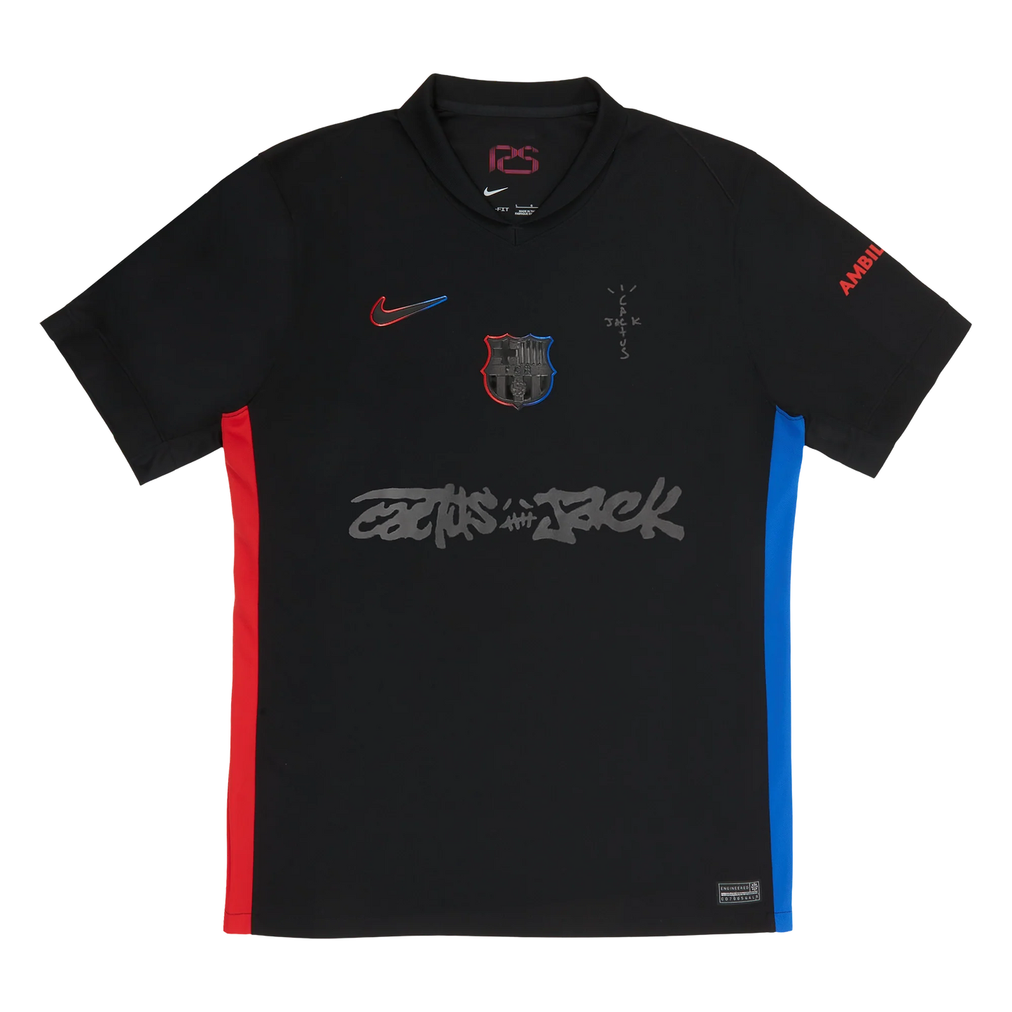 24/25 Barcelona Travis Scott Cactus Jack Away Player Jersey